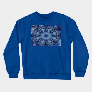 Blue Twirly Crewneck Sweatshirt